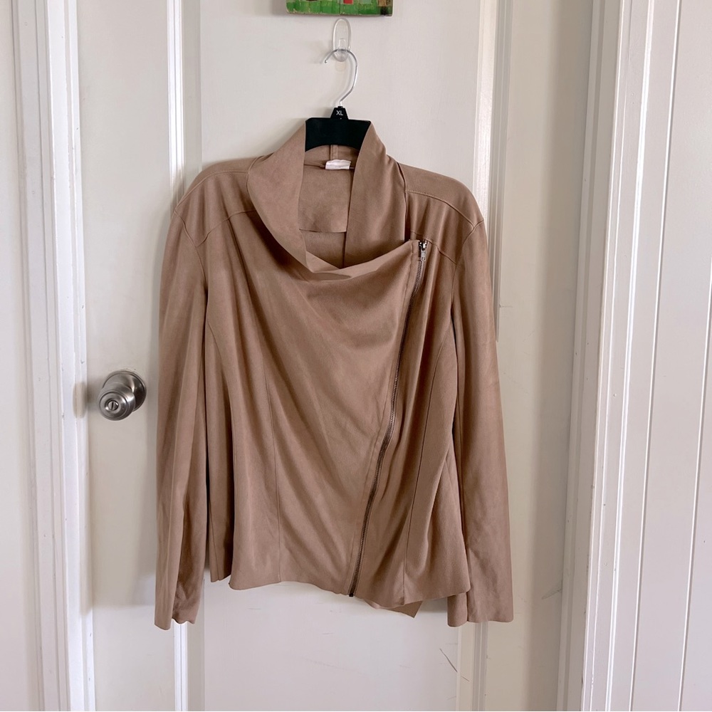Faux Suede Jacket
